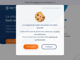 'netty.fr' screenshot