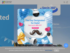 'ezviz.com' screenshot
