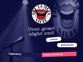 'thecomedystore.co.uk' screenshot