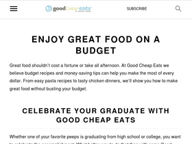 'goodcheapeats.com' screenshot