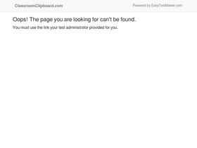 'classroomclipboard.com' screenshot