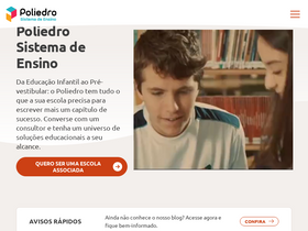 'sistemapoliedro.com.br' screenshot