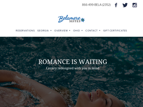 'belameresuites.com' screenshot