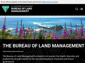 'eplanning.blm.gov' screenshot