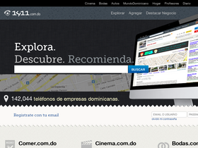 '1411.com.do' screenshot