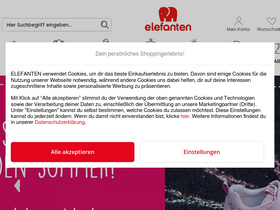 'elefanten.de' screenshot