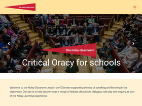 'noisyclassroom.com' screenshot