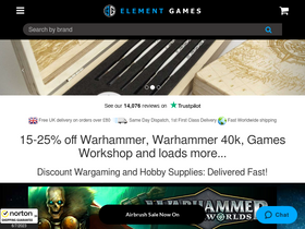 'elementgames.co.uk' screenshot