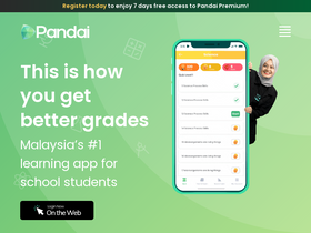 'pandai.org' screenshot
