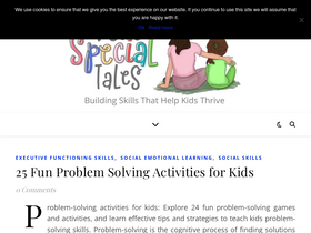 'veryspecialtales.com' screenshot