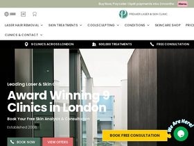 'londonpremierlaser.co.uk' screenshot