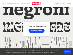 'futurefonts.xyz' screenshot