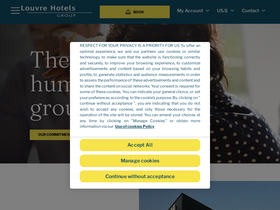 'louvrehotels.com' screenshot