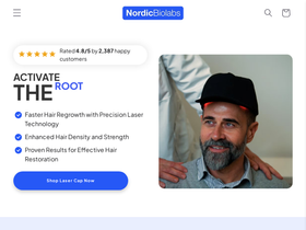 Nordicbiolabs homepage screenshot