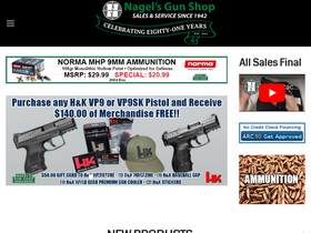 'nagelsguns.net' screenshot