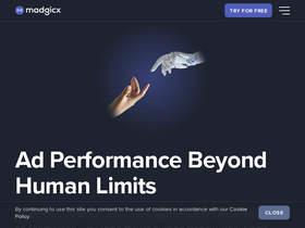 'madgicx.com' screenshot