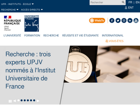 'u-picardie.fr' screenshot