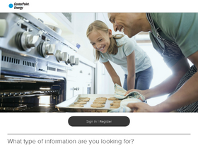 'centerpointenergy.com' screenshot