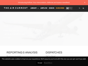 'theaircurrent.com' screenshot