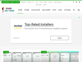 'emuitheme.com' screenshot