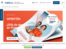 'helloprint.es' screenshot