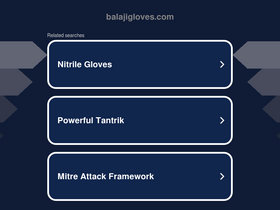 balajigloves.com