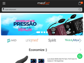 'medjet.com.br' screenshot