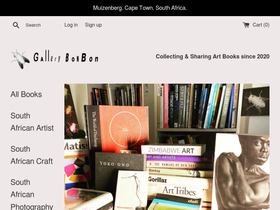 gallerybonbon.com homepage screenshot