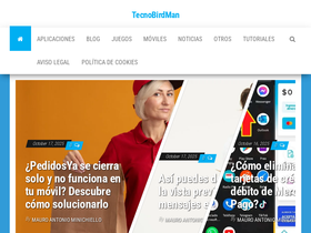 'tecnobirdman.com' screenshot