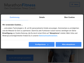 'marathonfitness.de' screenshot