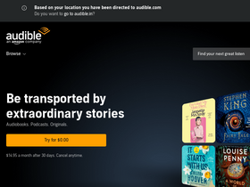 'audible.in' screenshot
