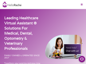 'hellorache.com' screenshot