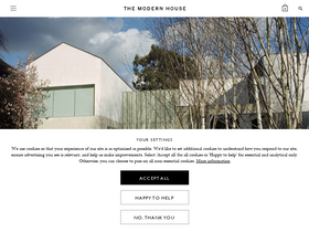 'themodernhouse.com' screenshot