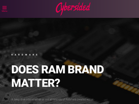 'cybersided.com' screenshot
