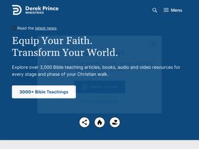 'derekprince.com' screenshot