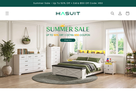 hasuit.com homepage screenshot