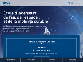 'ipsa.fr' screenshot