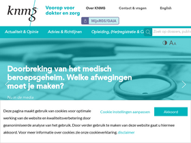 'knmg.nl' screenshot