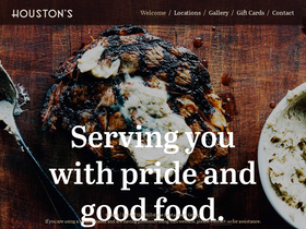 'houstons.com' screenshot