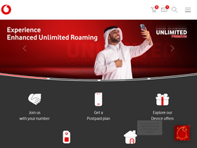 'vodafone.qa' screenshot