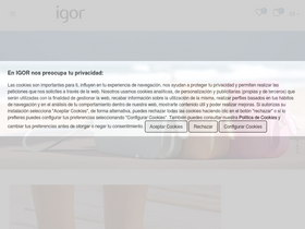 'igorshop.es' screenshot