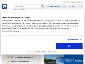 'rechtsportal.de' screenshot