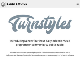 'radiorethink.com' screenshot