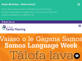 'familyplanning.org.nz' screenshot