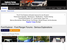 'explorerforum.com' screenshot