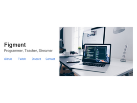 'figmentcoding.me' screenshot