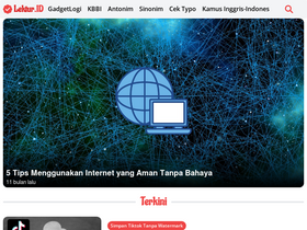 'lektur.id' screenshot