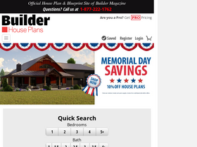 'builderhouseplans.com' screenshot