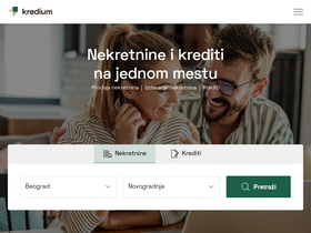 'kredium.rs' screenshot