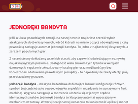 'jednoreki-bandyta-online.net' screenshot